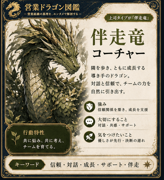 伴走竜 コーチャーカード