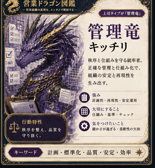 管理竜 キッチリカード