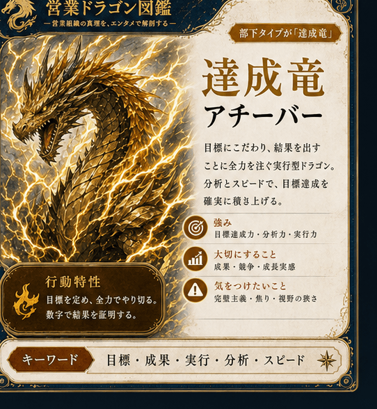 達成竜 アチーバーカード