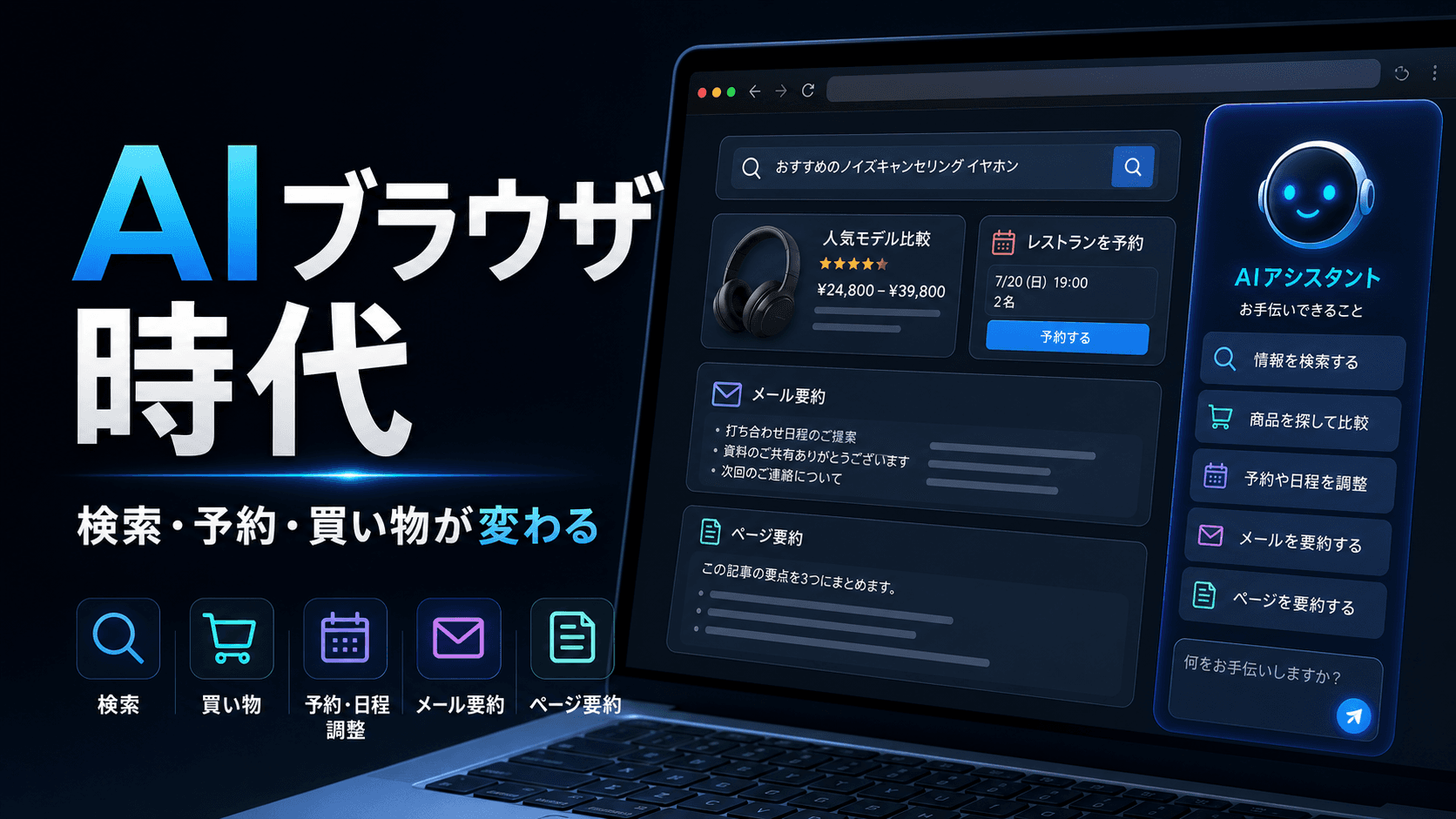 AIブラウザで、検索・予約・買い物がまとめて変わる のサムネイル